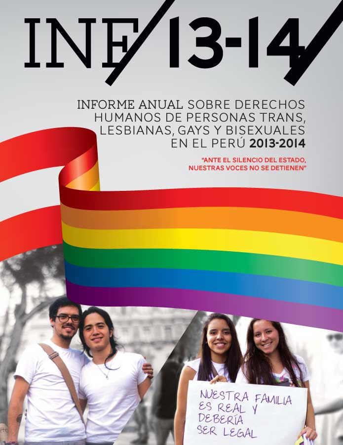 Informe anual sobre Derechos Humanos de personas trans, lesbianas, gays y bisexuales en el Perú 2013-2014.  width=