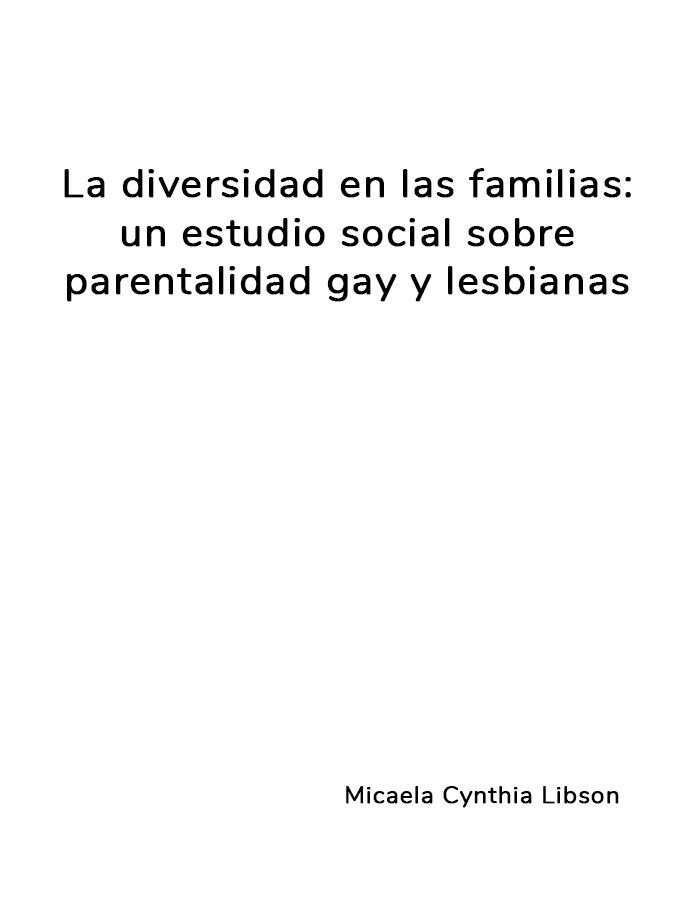 La diversidad en las familias: un estudio social sobre parentalidad gay y lesbiana  width=
