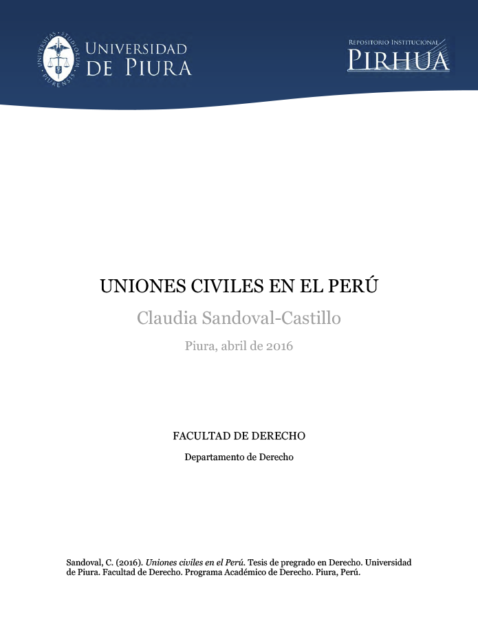 Uniones Civiles en el Perú  width=