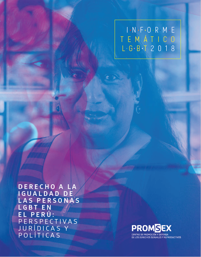 Informe Temático LGBT 2018 “Derecho a la igualdad de las personas LGBT en el Perú: Perspectivas jurídicas y políticas”  width=